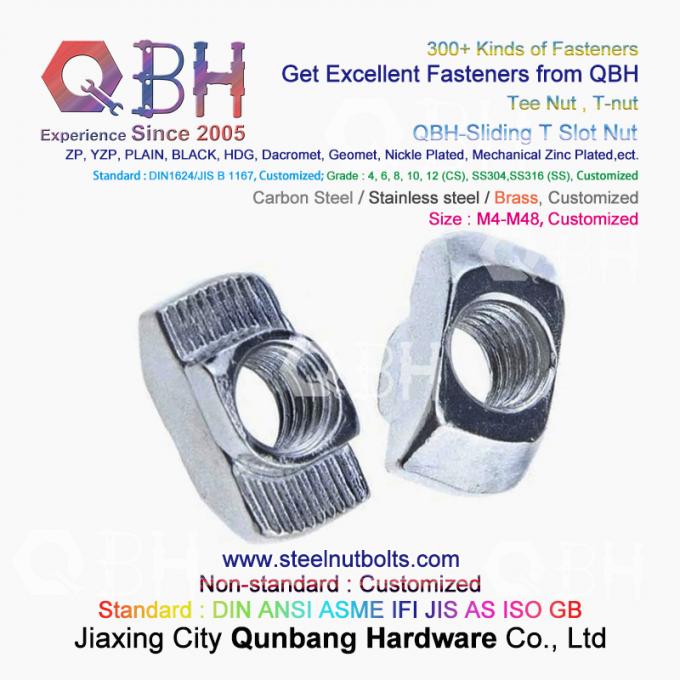 Seria QBH 4040 Profil aluminiowy ze stopu aluminium Młotek przesuwny T Nakrętki rowkowe 1