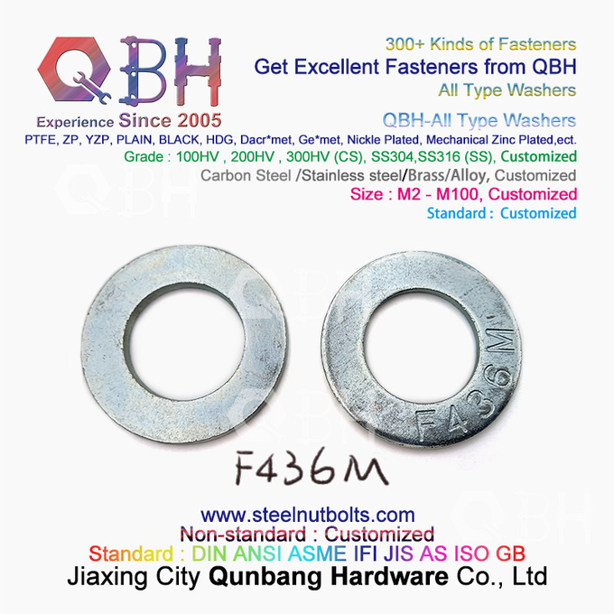QBH DIN125 DIN127 F436 F436M F959 F959M DIN434 DIN436 NFE25-511 Wszystkie rodzaje płaskiej sprężyny stożkowej zębatej okrągłej podkładki kwadratowej 4