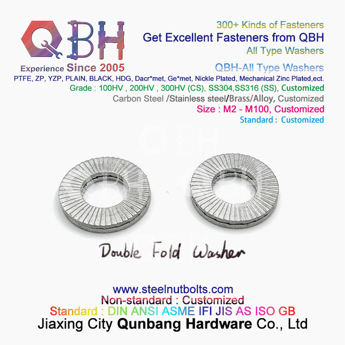 QBH DIN125 DIN127 F436 F436M F959 F959M DIN434 DIN436 NFE25-511 Wszystkie rodzaje płaskiej sprężyny stożkowej zębatej okrągłej podkładki kwadratowej 9